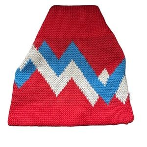 Vintage Smiley 100% Wool Ski Hat Knit Beanie